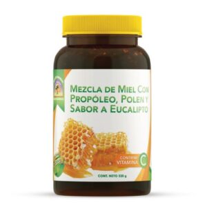 Mezcla de miel con propoleo y eucalipto